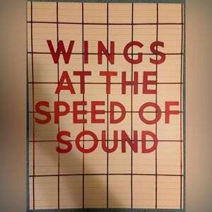 Paul McCartney ‘Wings at the Speed of Sound’ Album Cover Poster 18”x24”